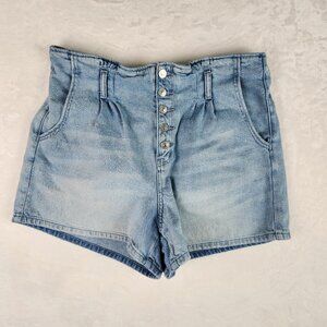 AE American Eagle Mom Short Jean Short Button Fly Size XXL 35" waist